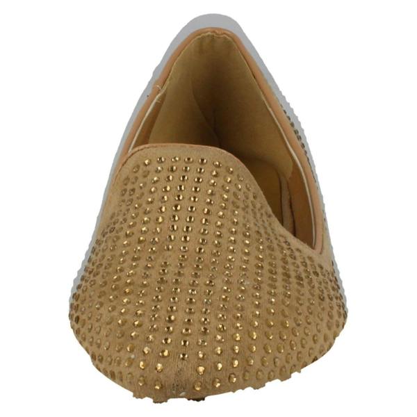 Spot On Ladies Spot On Gem Detailing Casual Shoes