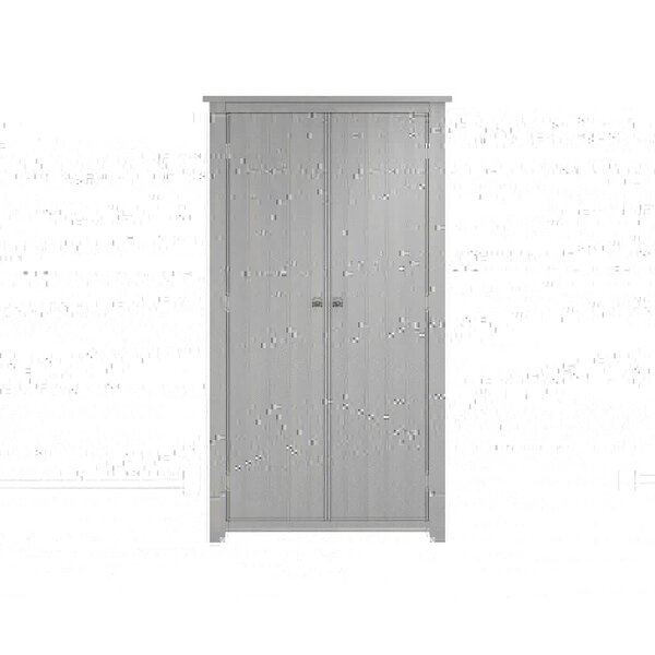 Wyld Haus Tralee Grey Wooden 2 Door Wardrobe