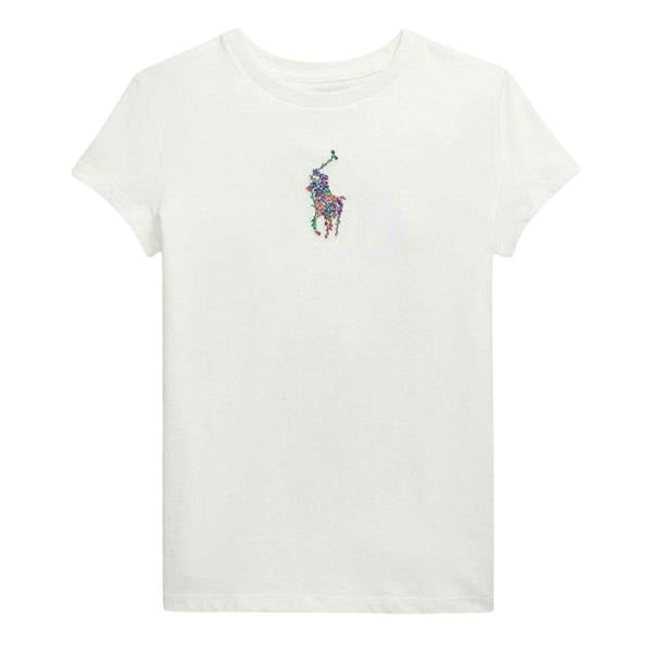 Ralph Lauren Childrens/Kids Summer Floral Regular T-Shirt - White - 