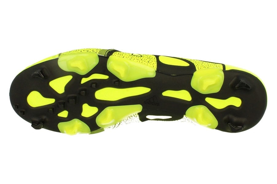 Adidas X 15.1 Fg/Ag Leather Mens Football Boots  B26979 - Yellow Black B26979 - Photo 4