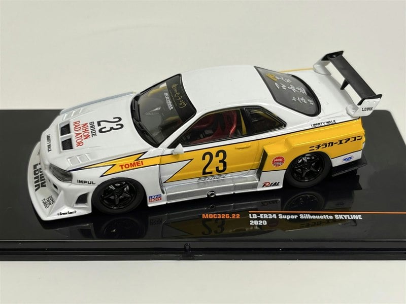 IXO Nissan LB ER34 #23 Super Silhouette Skyline 2020 1:43 Scale IXO MOC326.22