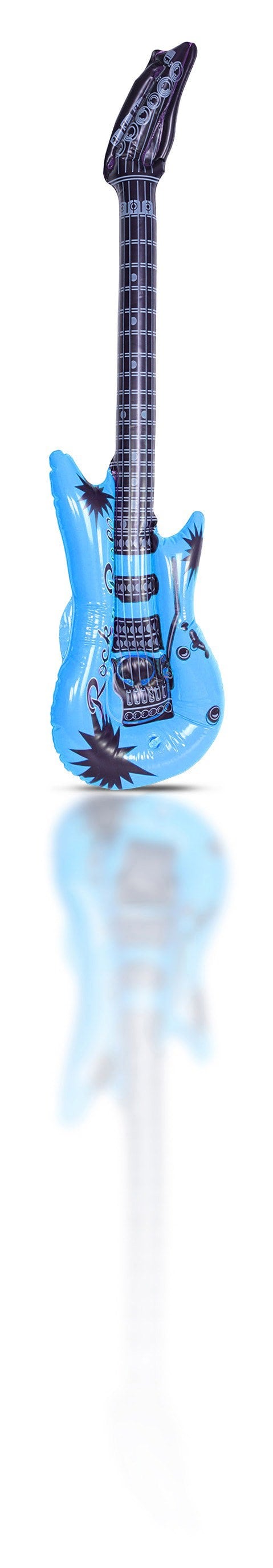 Cheetah Party Inflatable 95cm Guitar Blue