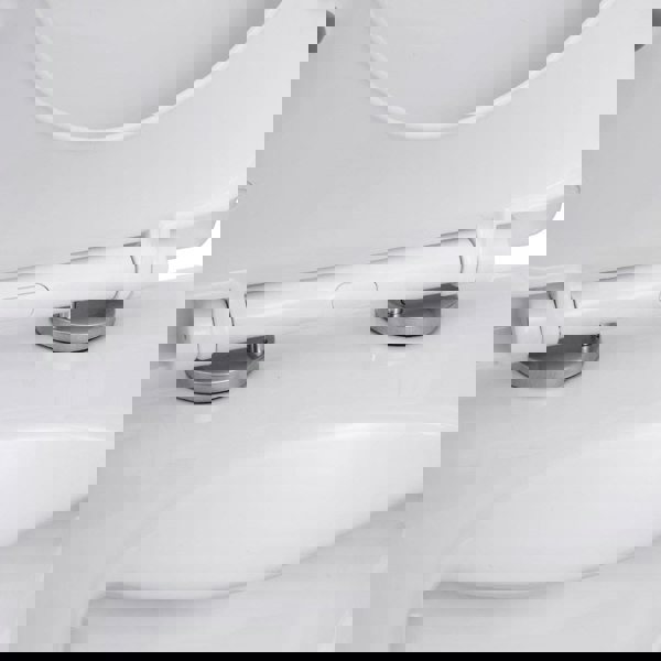 35cm W White Bathroom Wall Mounted Elongated Toilet Toilet Living and Home
