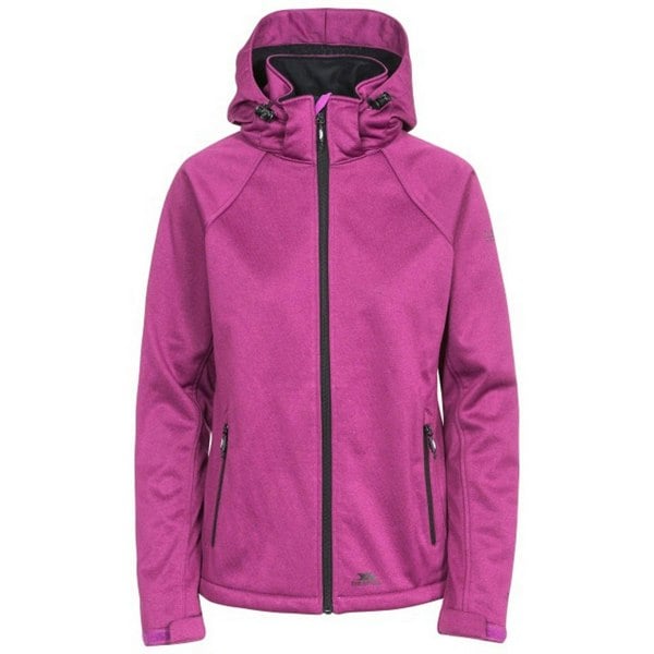 Trespass Womens Angela Softshell Jacket - Purple Orchid Marl