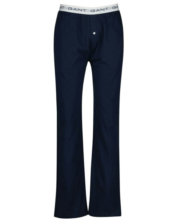 GANT Contrast Waistband Jersey Pyjama Bottoms, Navy