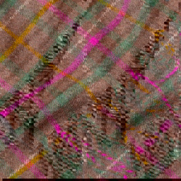 The Eternal Edition - 100% Cashmere Scarf - Multicolour Checks - Heating & Plumbing London - 