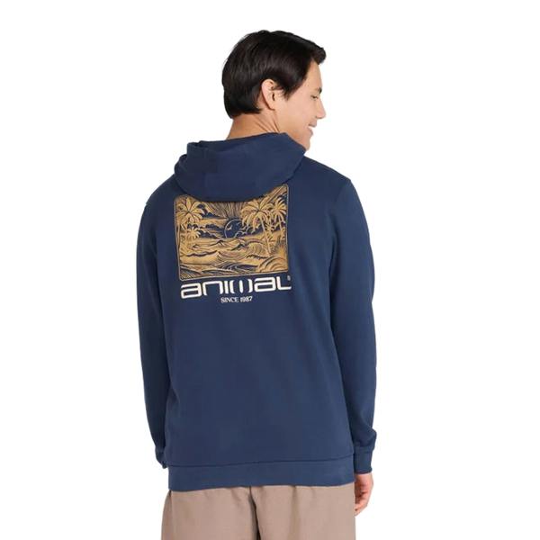 Mountain Warehouse Mens River Organic Hoodie - Cobalt - 