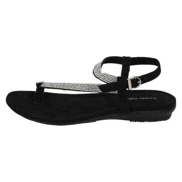 Leather Collection Ladies Leather Collection Y Strap Toe Loop Sandals