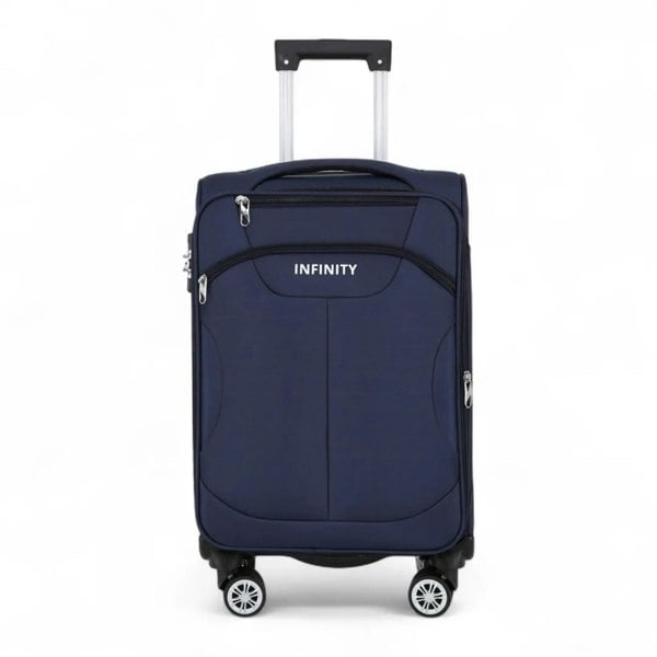 Infinity Luggage Lightweight Soft Shell Luggage Set Travel Suitcases