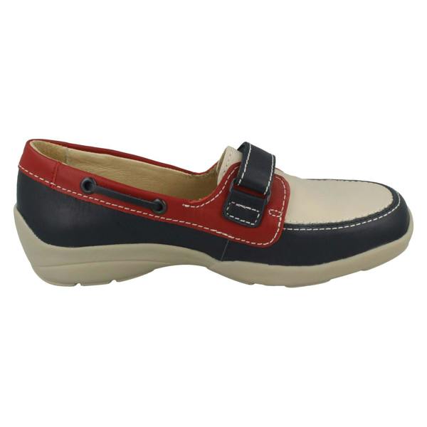 DB Shoes Ladies Easy B Flat Loafer Style Shoes - Elizabeth