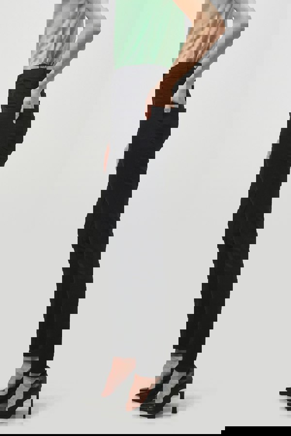 ENORSIA Black Super Stretch Skinny Jeans