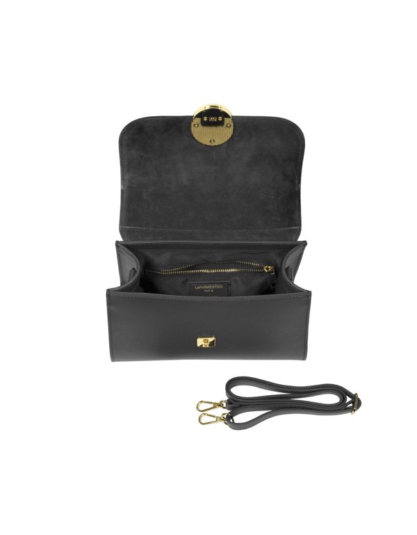 Le Parmentier Bombo Top-Handle Satchel Bag - Black