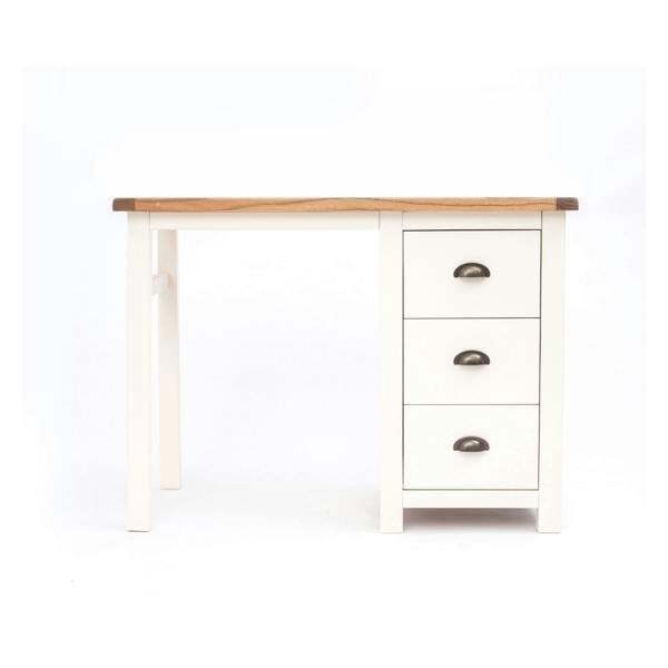 Lovere 3 Drawer Desk - Dressing Table Brass Cup Handle