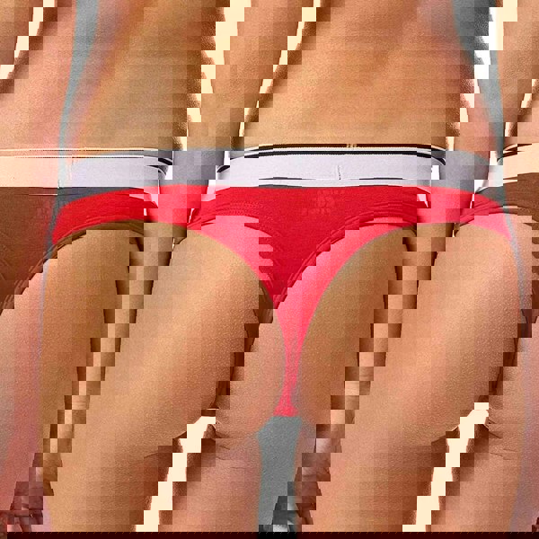 Diesel Ufst 2-Pack Thong, Red/White Print