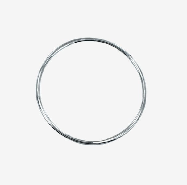 Textured Sterling Silver Alice Bangle - Reeves & Reeves