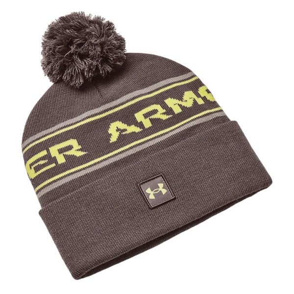 Under Armour Mens Halftime Pom Pom Beanie - Grey