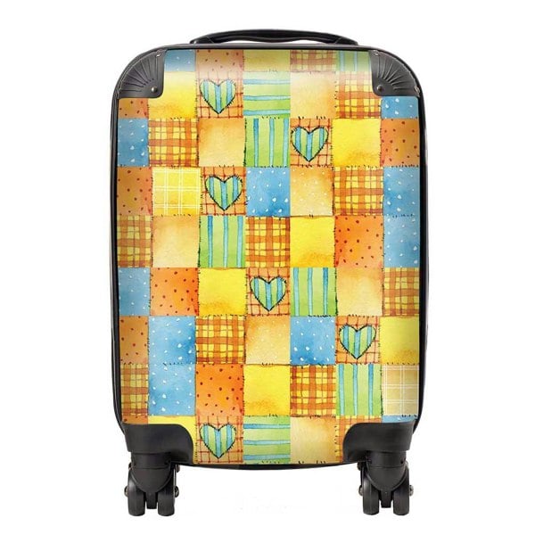 Warren Reed Baby Watercolour Blanket Pattern Suitcase