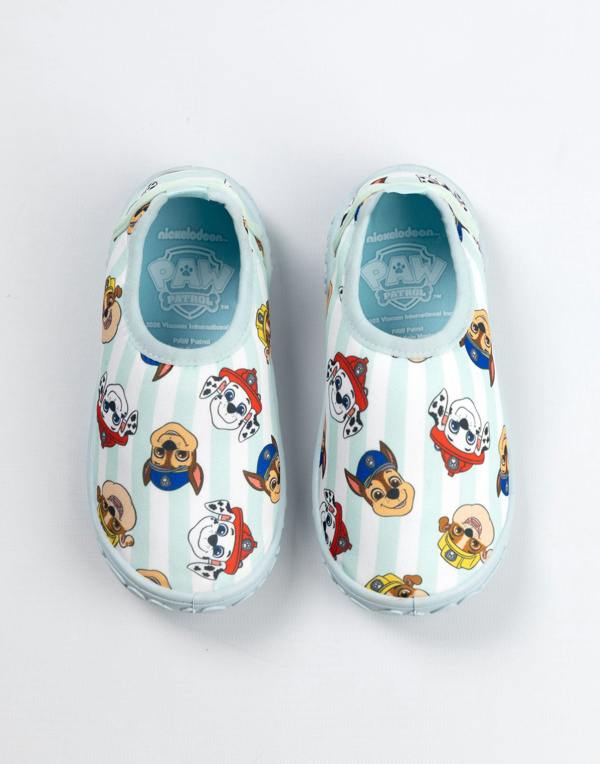 Paw Patrol Boys Blue Stripy Character Aqua Shoes