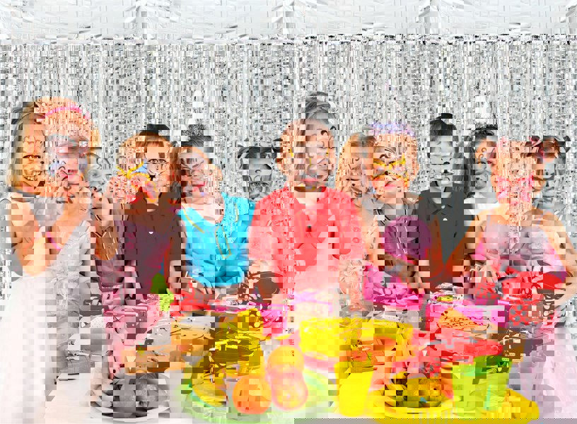 Cheetah Metallic Tinsel Curtain, 3M x 1M Silver