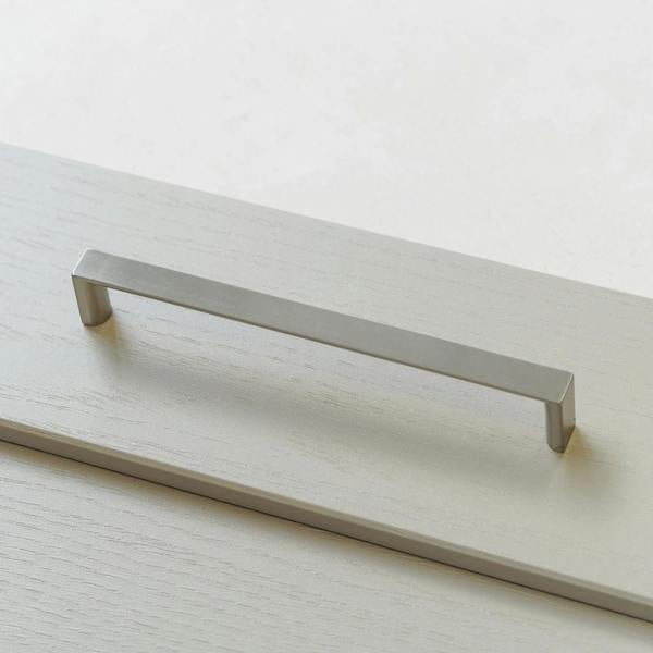 Handle & Home Brushed Nickel Square D Handles