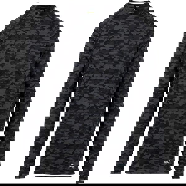 Trespass Mens Arno Base Layer Top - Dark Grey - 