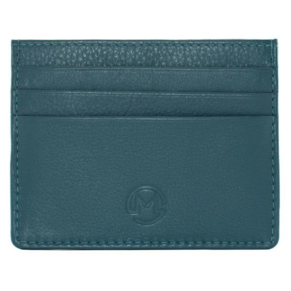 Mala Leather Origin Plain Leather Card Holder with Zip Pocket
