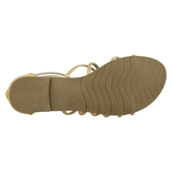 Spot On Ladies Spot On Flat Strappy Sandals F00053