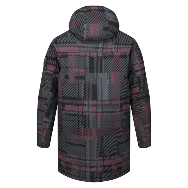 Regatta Mens Christian Lacroix Laurus Grid Padded Waterproof Jacket - Tartan