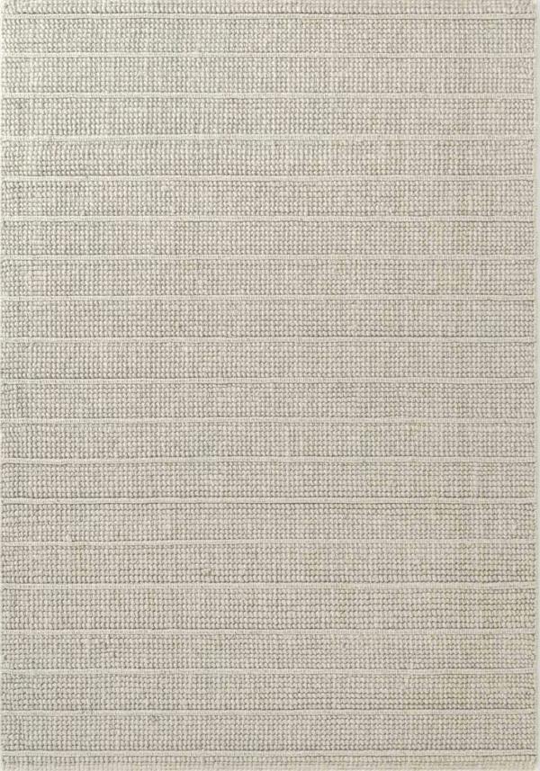 Camden Wool Parker Rug Natural White, hand-woven, ideal for every room.