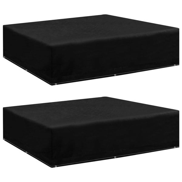 Berkfield Garden Furniture Covers 2 pcs 8 Eyelets 200x200x70 cm