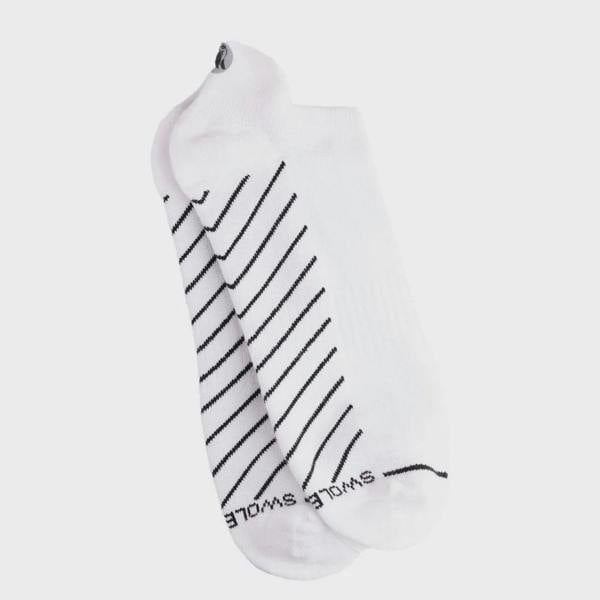 Swole Panda Performance Trainer Socks - White