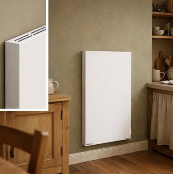 Mirrorstone Heating Mirrorstone 1000W Air Infrared + Convection Vertical Heating Panel With Manual Thermostat