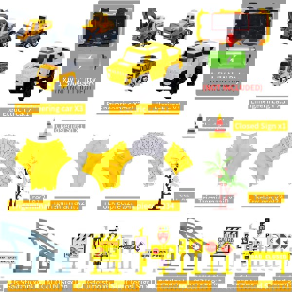 smartbies Children Construction Race Track Car Toys