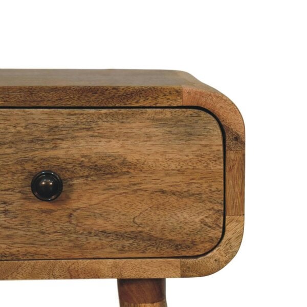 Wyld Haus Vicenza Natural Mango Wood Nightstand with Drawer