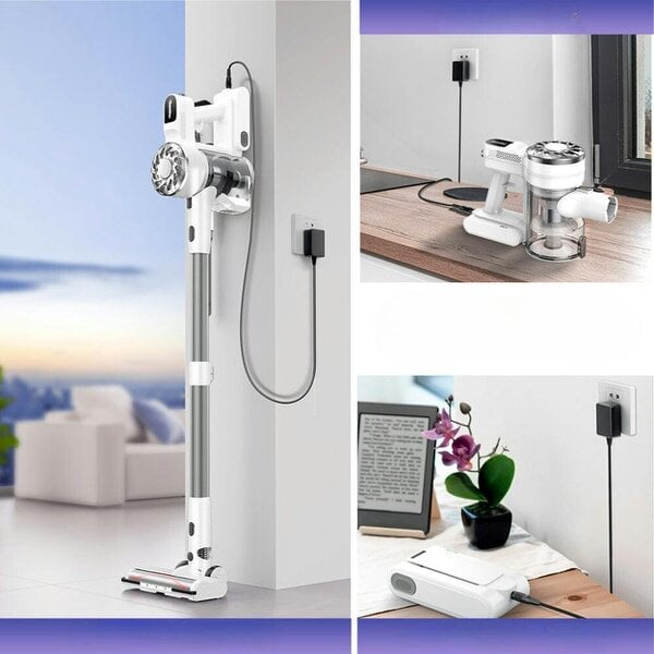 Teendow Cordless handheld vacuum cleaner, with 180W, 13KPa suction power and 900ml dust container