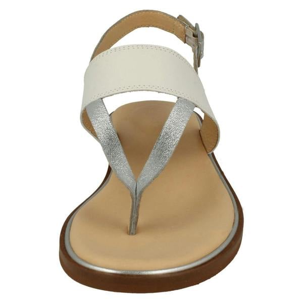 Clarks Ladies Clarks Stylish Toe Post Sandals Ellis Opal
