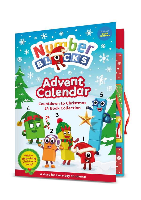 Numberblocks Advent Calendar - Count down to Christmas 24 Story Books Official Perfect Festive Christmas Gift Maths & Counting for Preschool Children