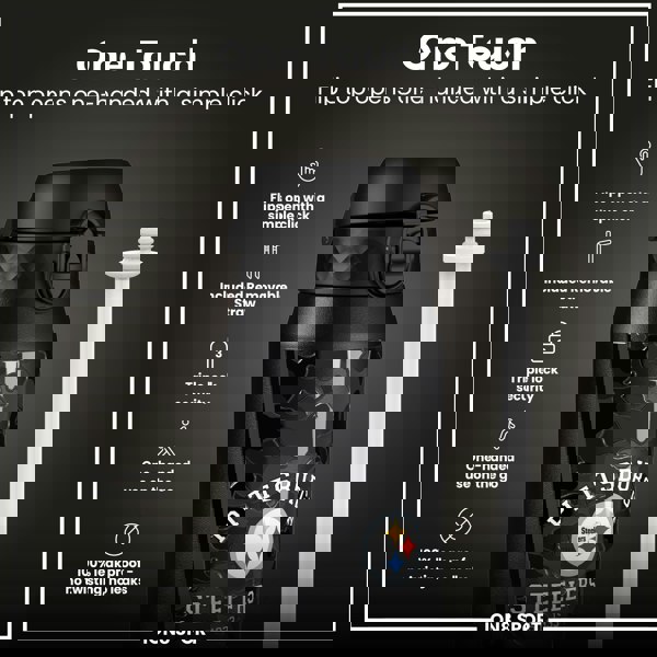 ION8 NFL x ION8 Insulated Steel Water Bottle, NFL Steelers, 750ml (24oz)