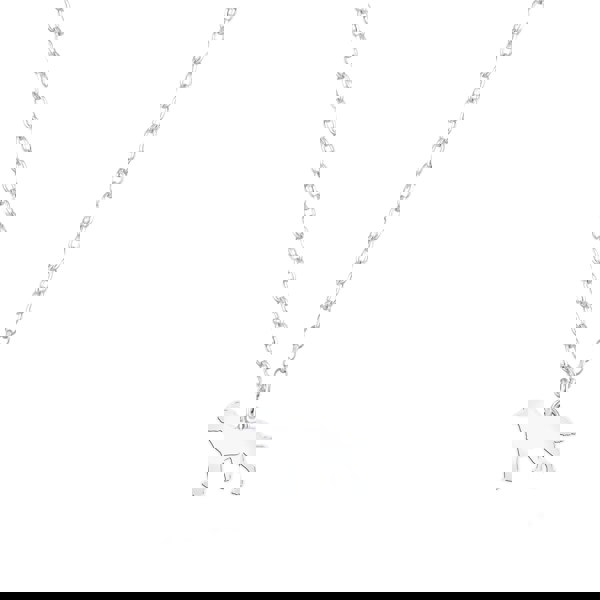 Chesapeake Bay Retriever Silhouette Silver Necklace - Personalised - MYLEE London