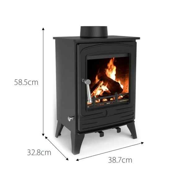 RoyalFire Royal Fire 4.2kW Steel Eco Multifuel Stove