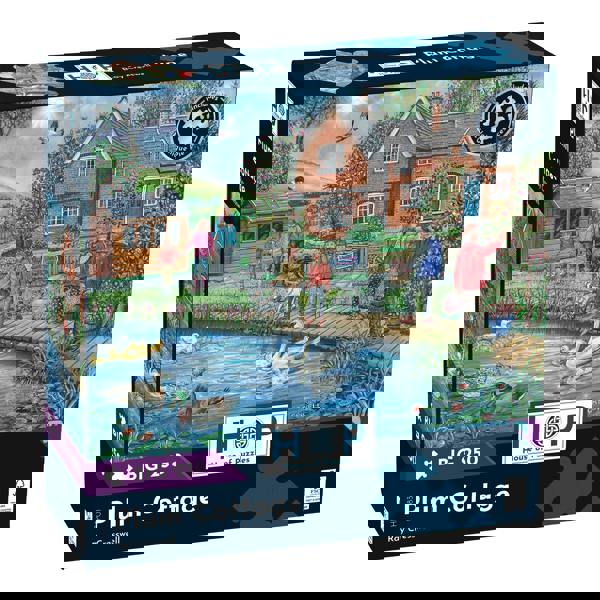 The House of Puzzles Plum Cottage BIG 250 Piece Jigsaw Puzzle