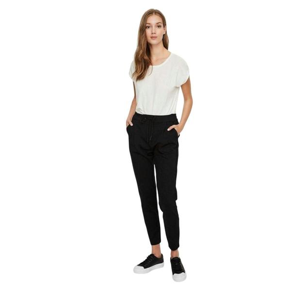 Vero Moda Womens/Ladies Eva Mid Rise Jogging Bottoms - Black - 