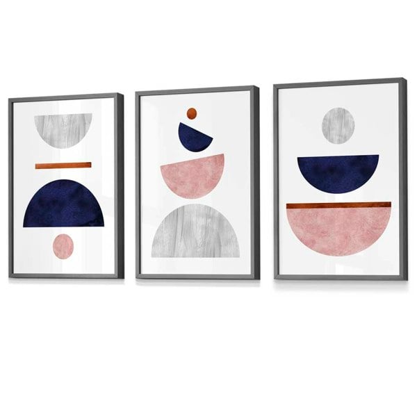 Flower Market Prints in Green, FRAMED Set of 3 with Flowers of London, Edinburgh, Dublin | Artze Wall Art UK