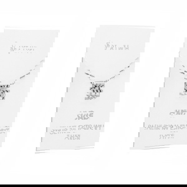 Say It With Angel Number Necklace - Silver 555