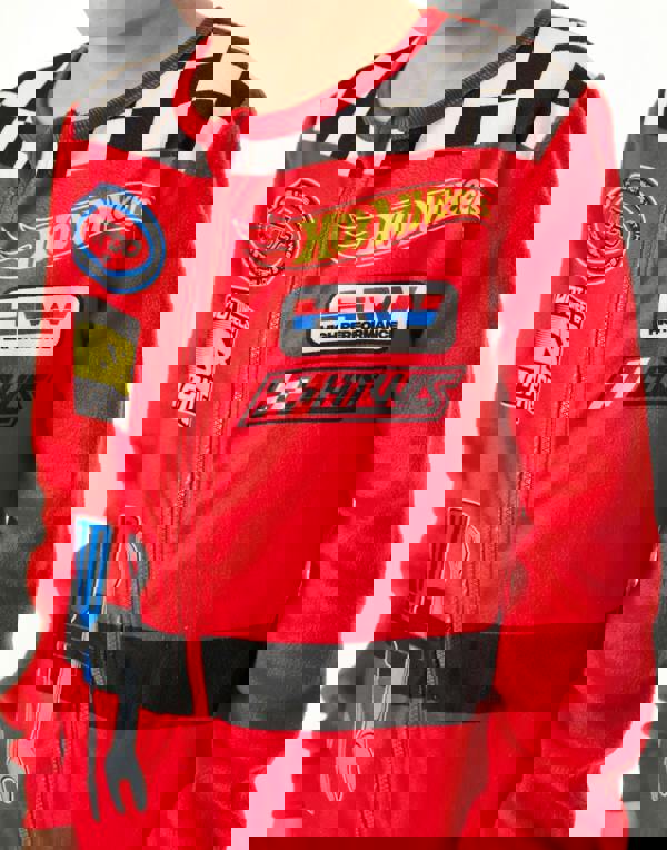 Hot Wheels Boys Red Pit Crew Style Onesie