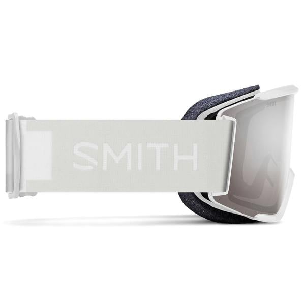 Smith Ski Goggles Squad S 33F 5T White Vapor ChromaPop Sun Platinum Mirror & Clear