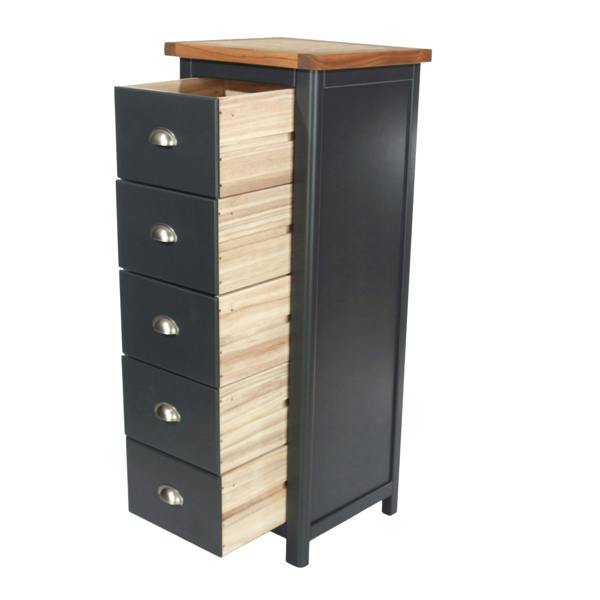 Core Products Dunkeld 5-Drawer Narrow Chest of Drawers
