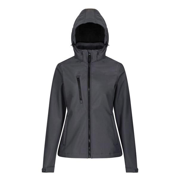 Regatta Professional Womens/Ladies 3 Layer Membrane Soft Shell Jacket - Seal Grey/Black - 