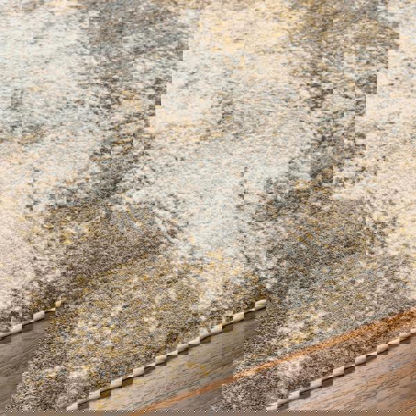 Livabliss San Francisco-Abstract Brown Taupe Grey Modern Marble Rug