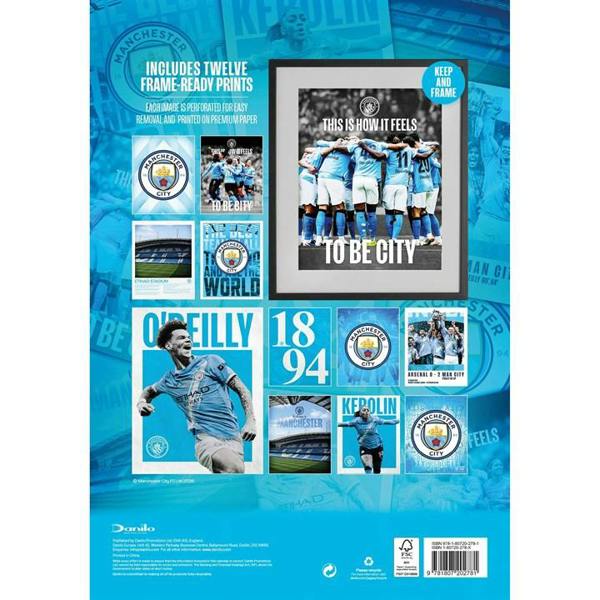 Manchester City FC Collector's Edition A3 Calendar 2027, Wall Calendars, Month To View, Sports, Gift